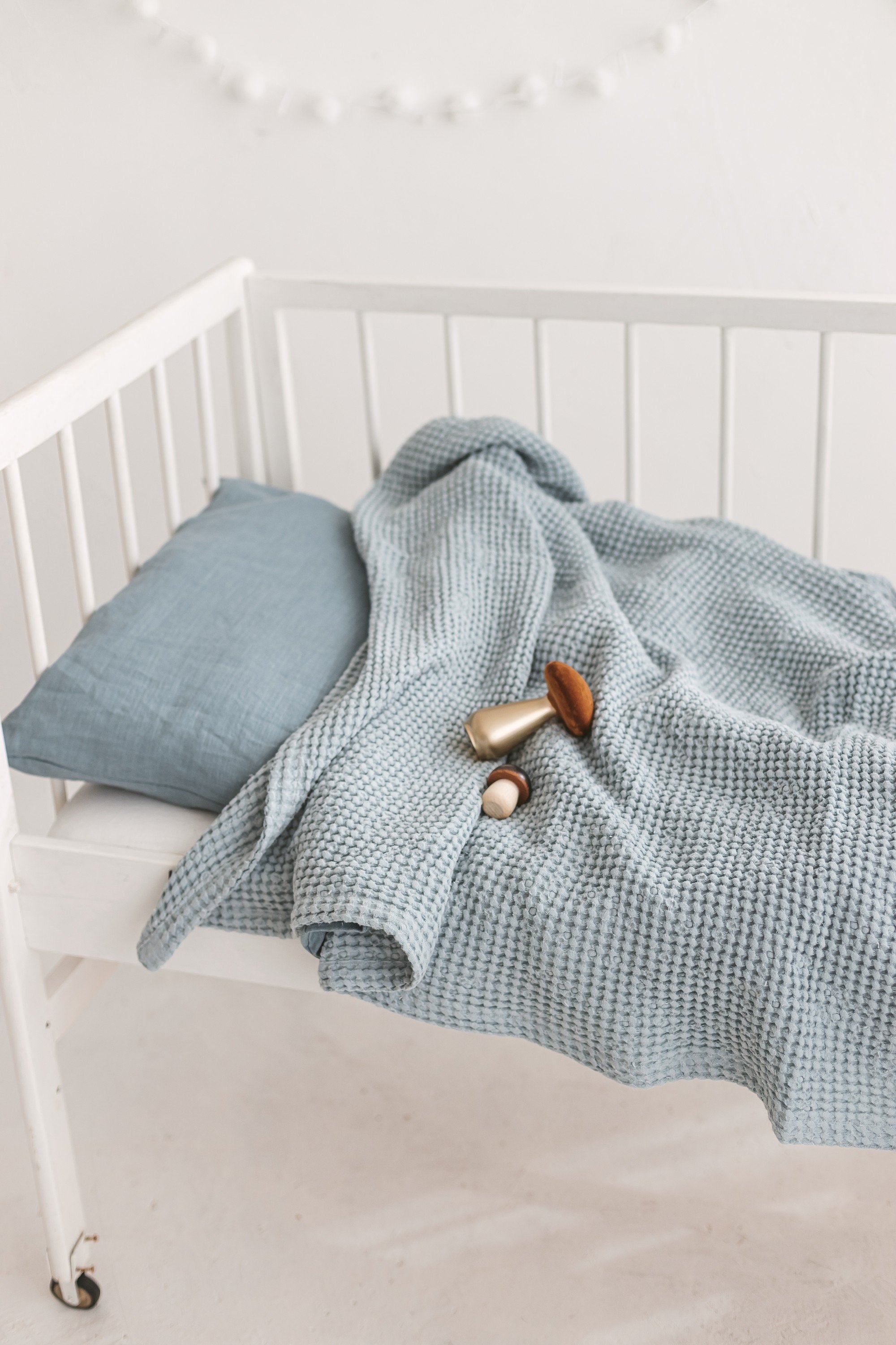 Linen store baby blanket