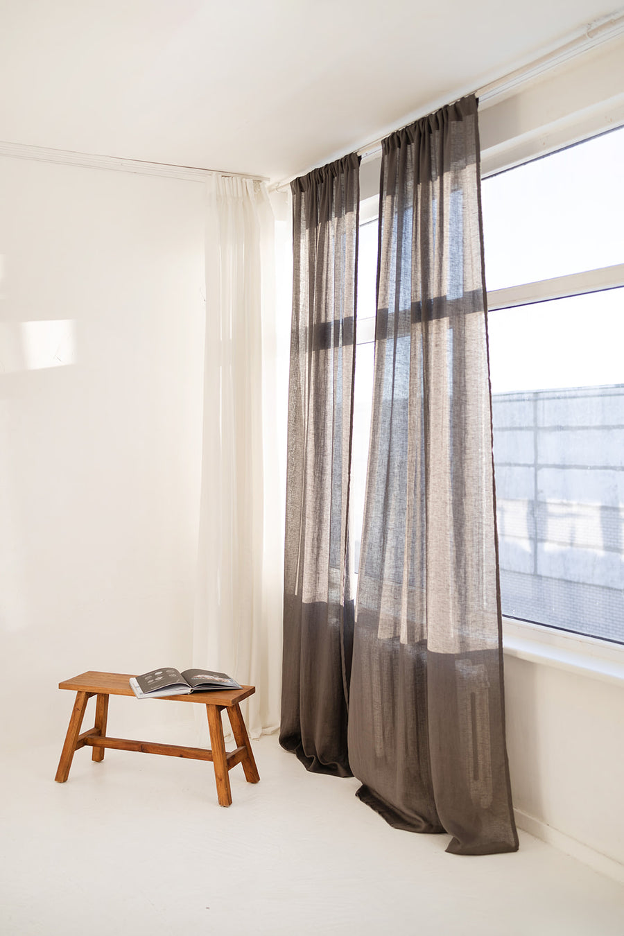 lightweight linen curtain