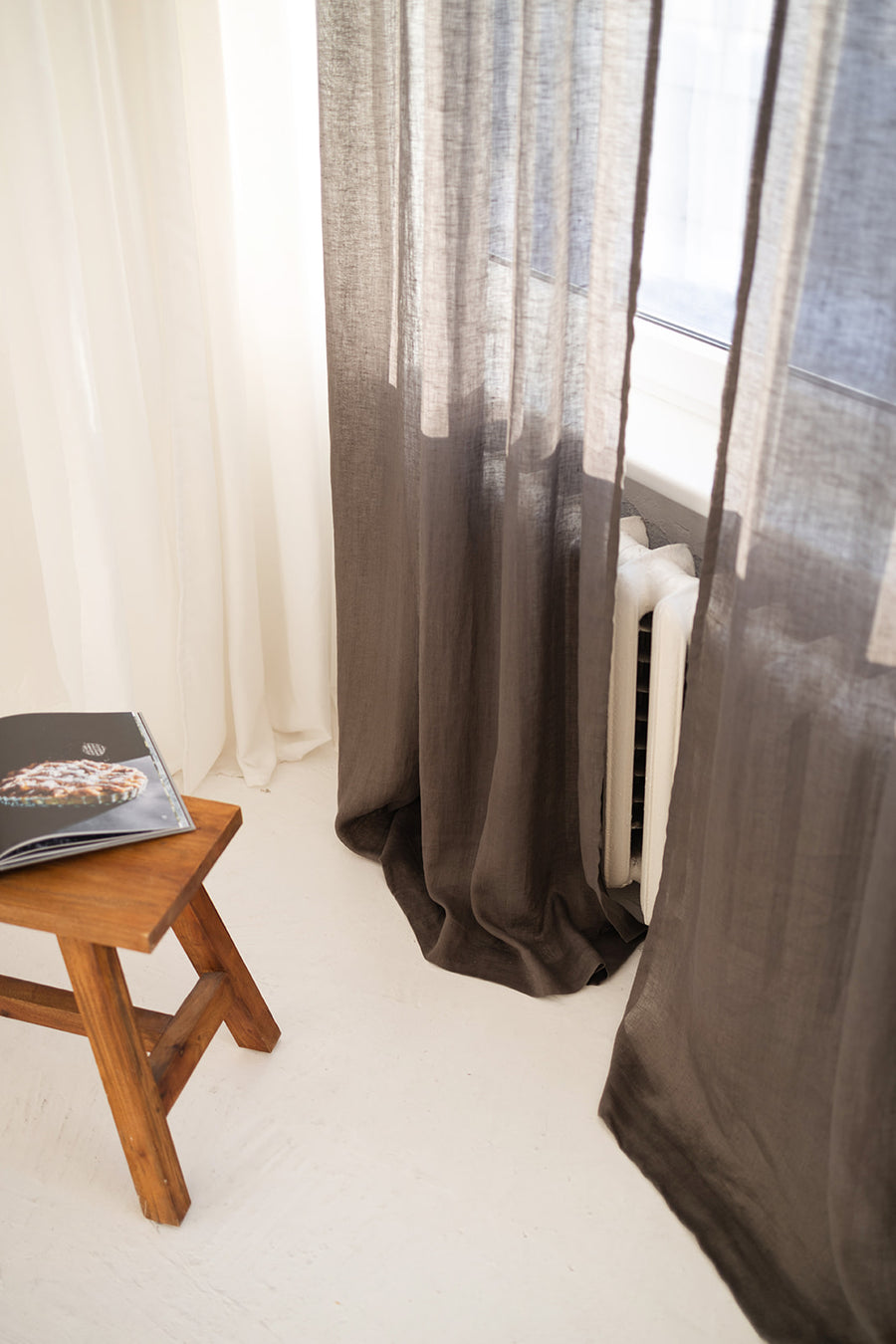 lightweight linen curtain