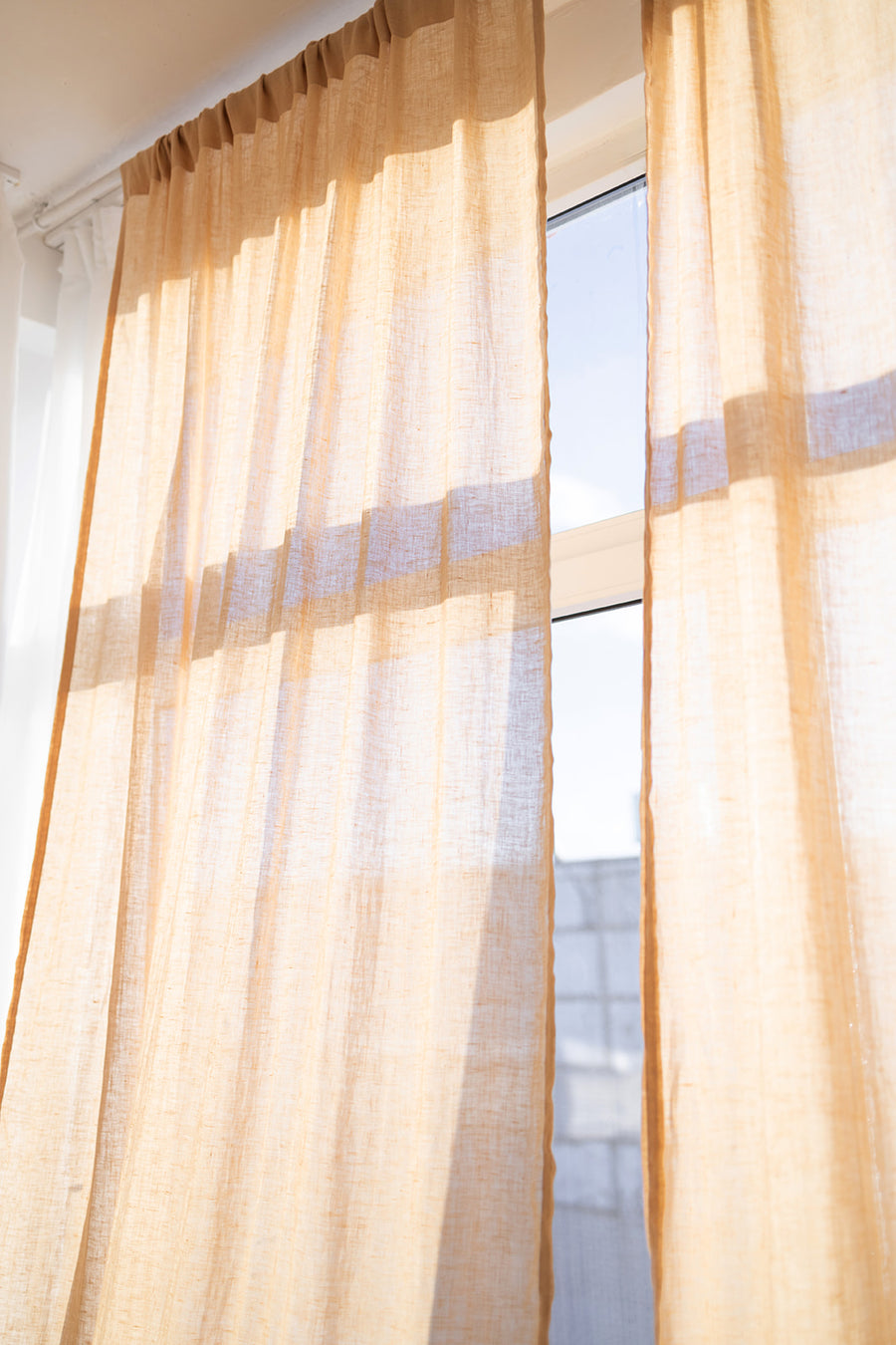 lightweight linen curtain