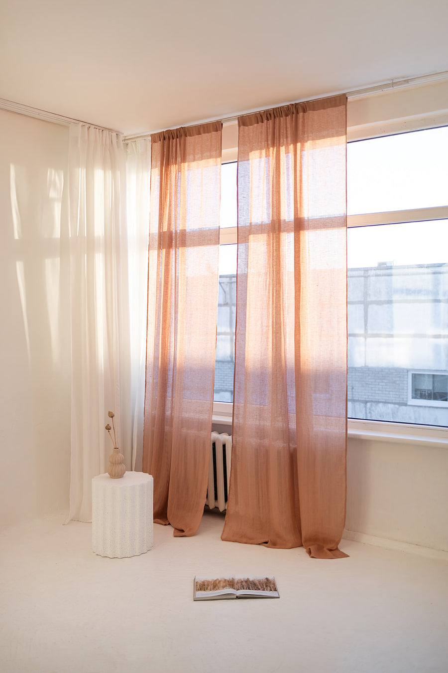 lightweight linen curtain