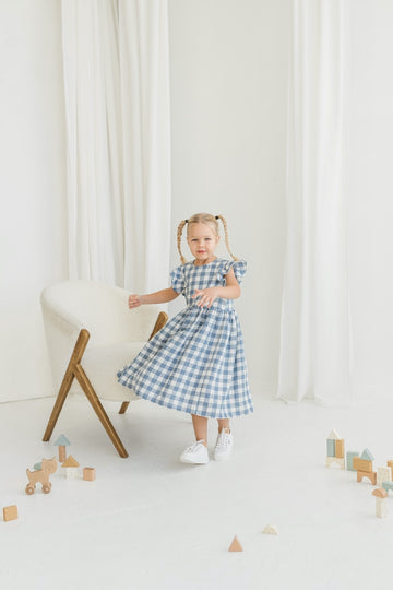 linen girls dress